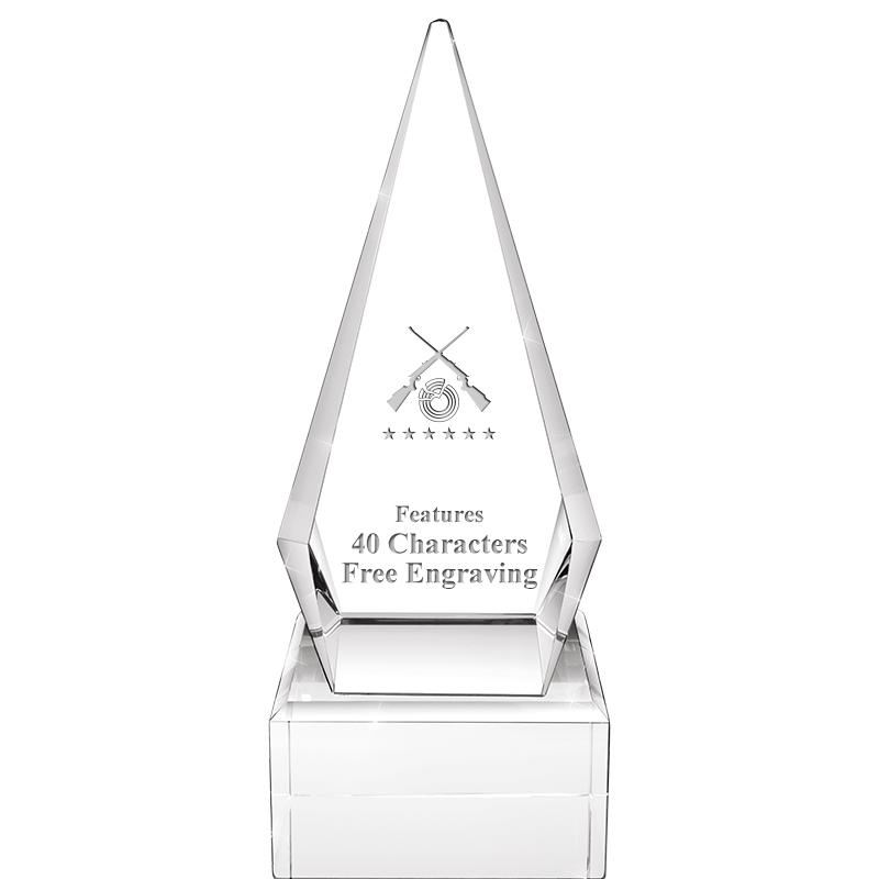 9" ZENITH CRYSTAL AWARD