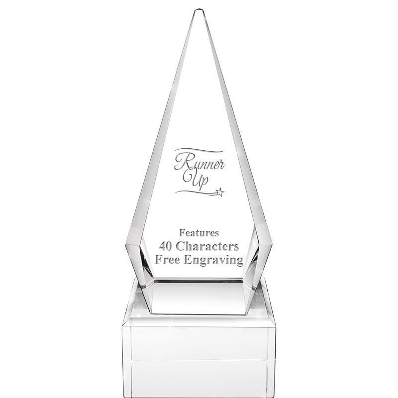 9" ZENITH CRYSTAL AWARD