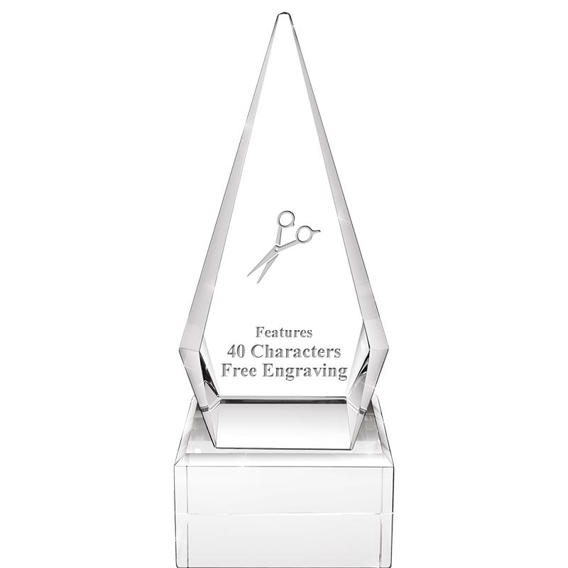 9" ZENITH CRYSTAL AWARD