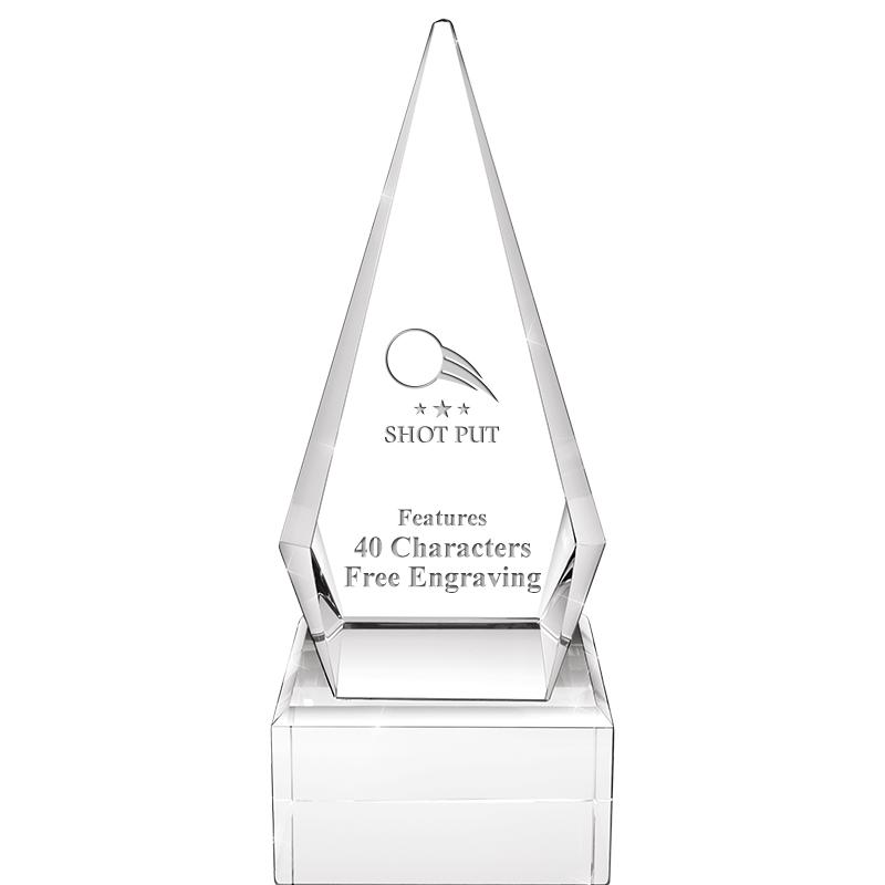 9" ZENITH CRYSTAL AWARD