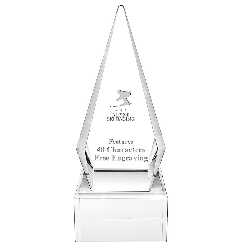 9" ZENITH CRYSTAL AWARD