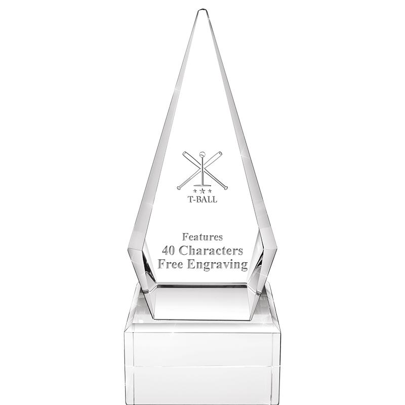 9" ZENITH CRYSTAL AWARD