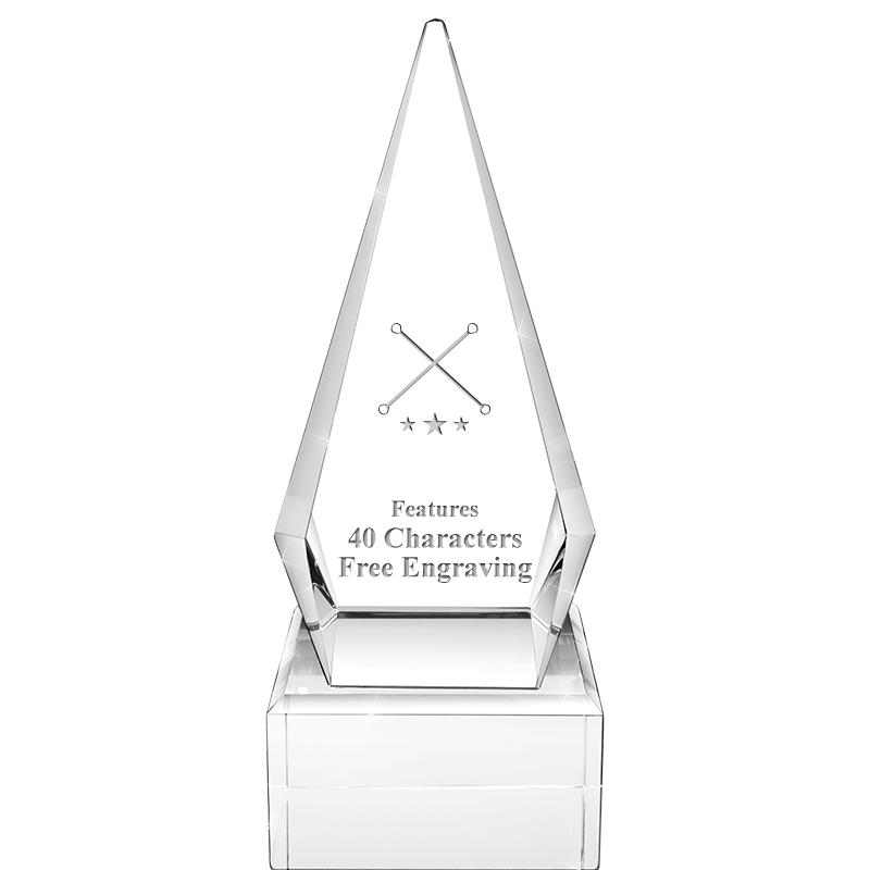9" ZENITH CRYSTAL AWARD