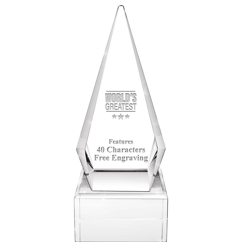 9" ZENITH CRYSTAL AWARD