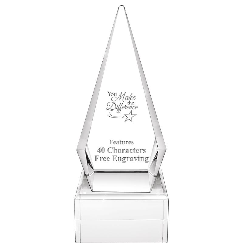 9" ZENITH CRYSTAL AWARD