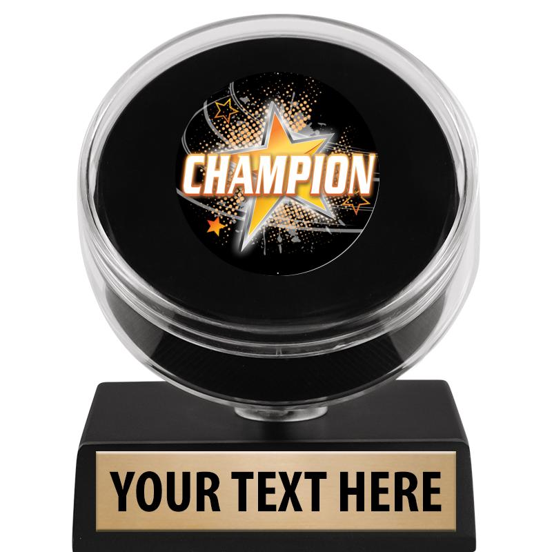 HOCKEY PUCK TRP ON TILT BASE