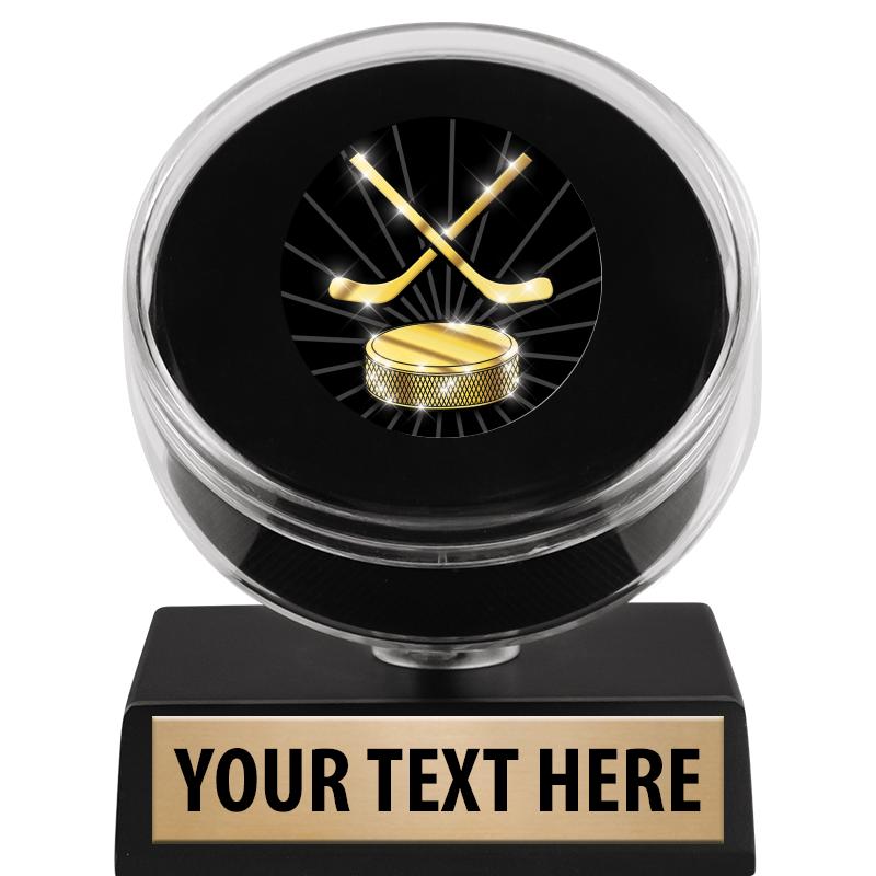 HOCKEY PUCK TRP ON TILT BASE