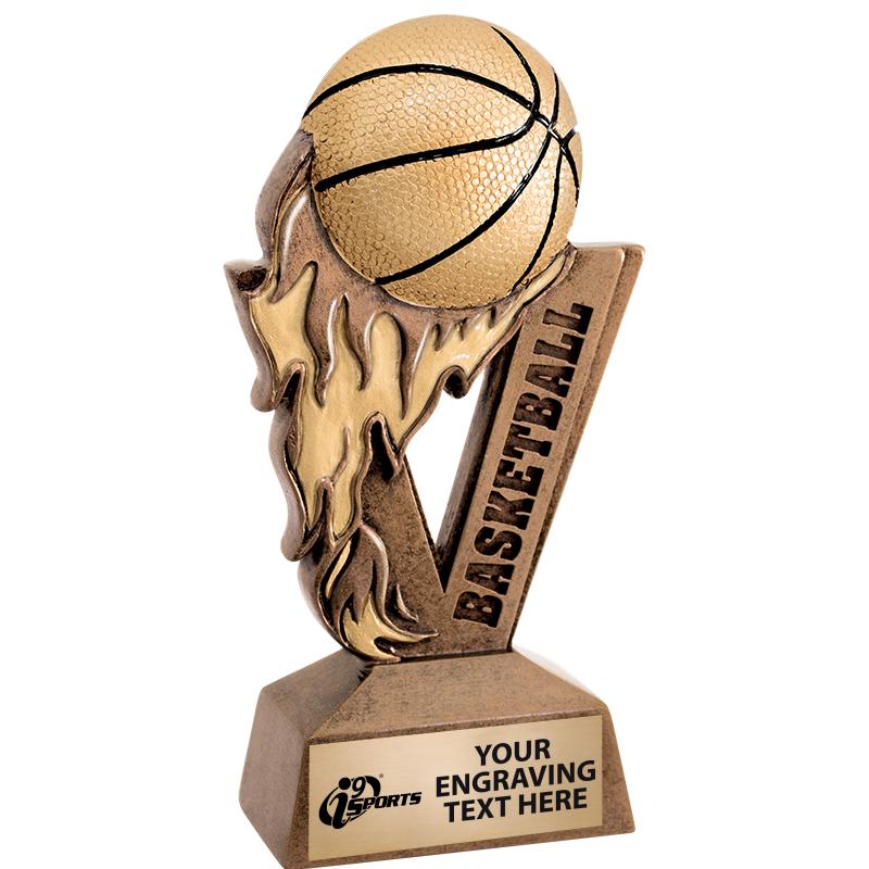 6"I9 FIREBALL BASKETBALL SCLPT