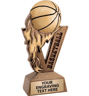 6" i9 Sports Basketball Fireball Sculpture