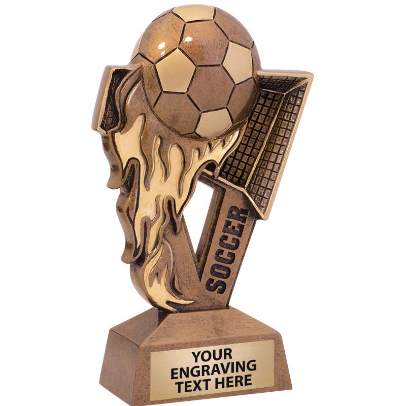 6"I9 SOCCER FIREBALL SCULPTURE