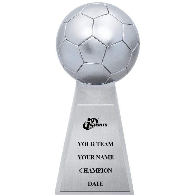 I9 7" METALLIC SOCCER SCLPTR