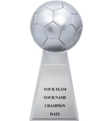 7"-10" i9 Sports Metallic Soccer Sculpture