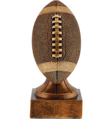 i9 Sports Rustic Football Resin