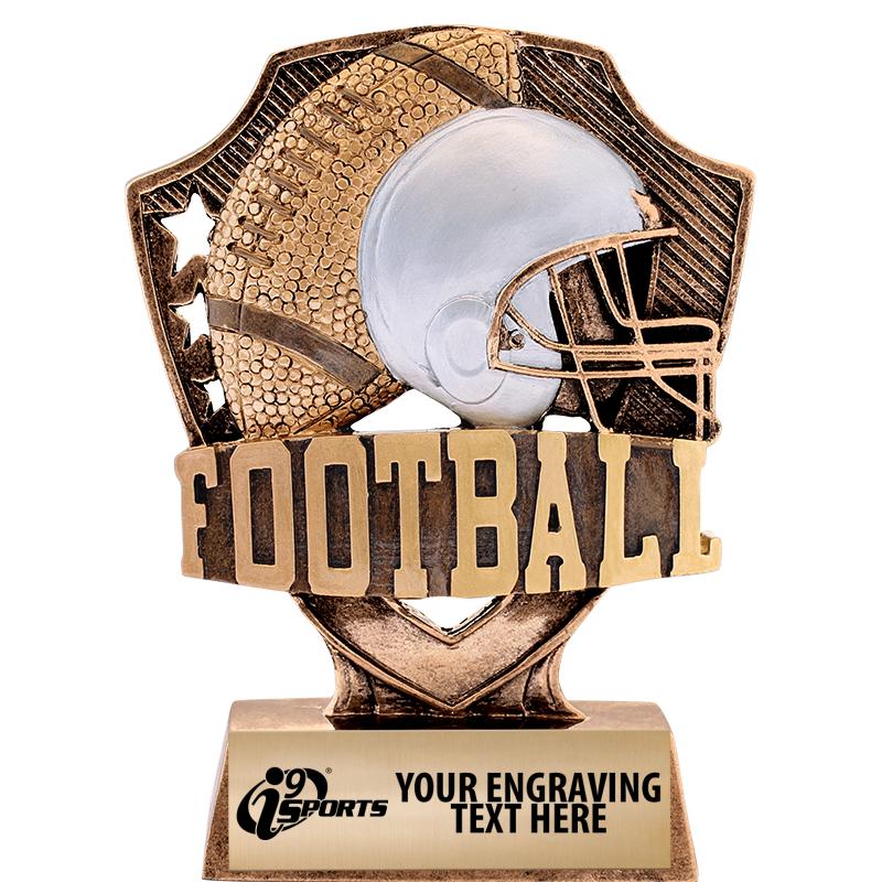 5" I9 SHIELDZ FOOTBALL SCULPTR