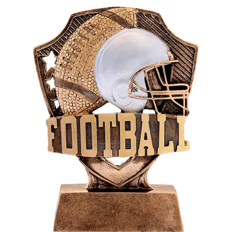 5" I9 SHIELDZ FOOTBALL SCULPTR