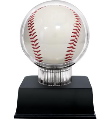 4 3/4" i9 Sports Baseball Holder On Black Contemporary Base