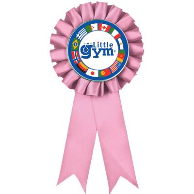 PINK LITTLE GYM ROSETTES