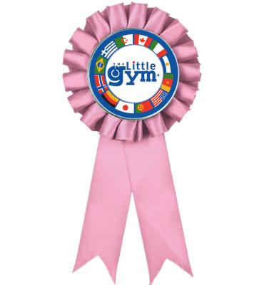Pink Insert The Little Gym Rosette Ribbon