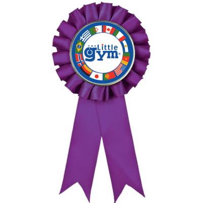 PURPLE LITTLE GYM ROSETTES