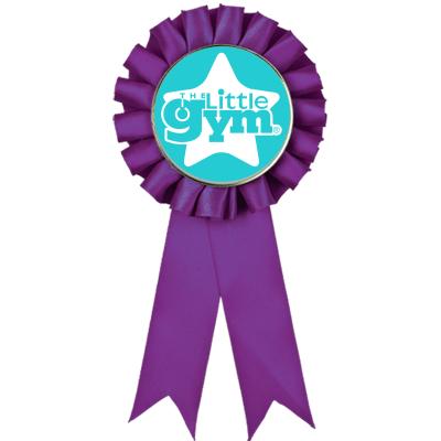 PURPLE LITTLE GYM ROSETTES