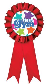 RED LITTLE GYM ROSETTES