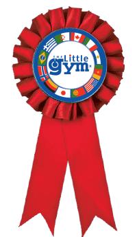 RED LITTLE GYM ROSETTES
