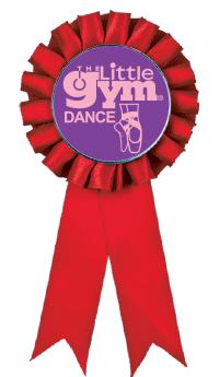 RED LITTLE GYM ROSETTES