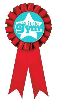 RED LITTLE GYM ROSETTES