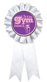 WHITE LITTLE GYM ROSETTES