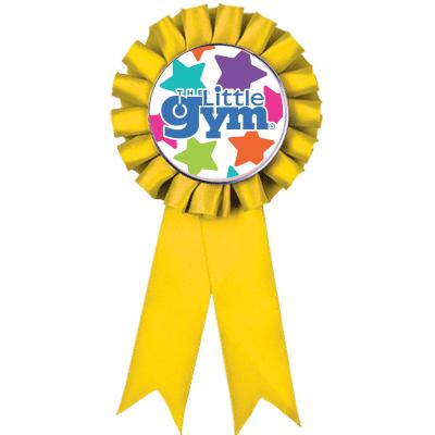 YELLOW LITTLE GYM ROSETTES