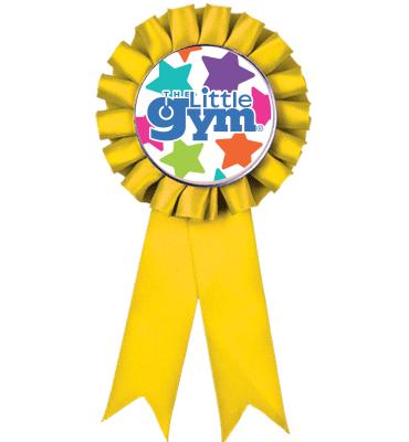 Yellow Insert The Little Gym Rosette Ribbon