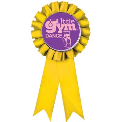 YELLOW LITTLE GYM ROSETTES