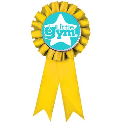 YELLOW LITTLE GYM ROSETTES