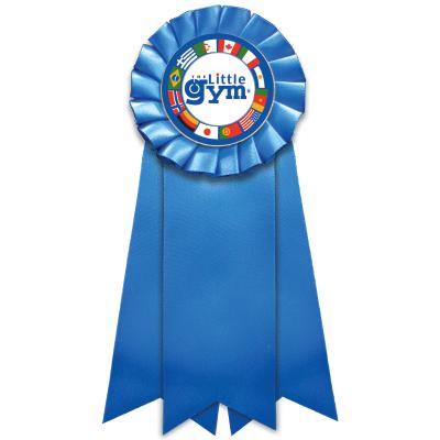 BLUE LG JUMBO ROSETTES