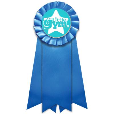 BLUE LG JUMBO ROSETTES