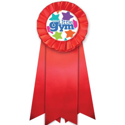 RED LG JUMBO ROSETTES