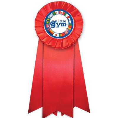 RED LG JUMBO ROSETTES