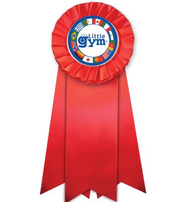 Red Insert The Little Gym Jumbo Rosette Ribbon