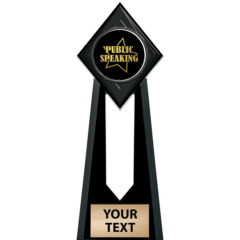 9" PARAGON ONYX INSERT TROPHY