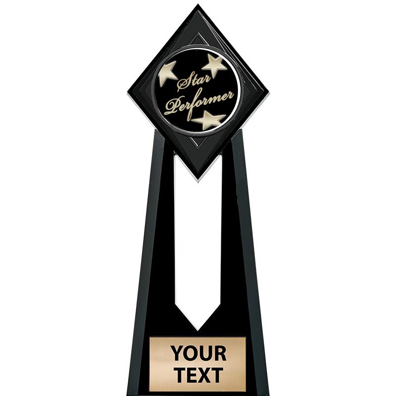 9" PARAGON ONYX INSERT TROPHY