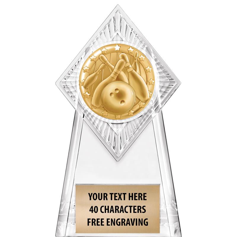 6" PARAGON CLEAR INSERT TROPHY