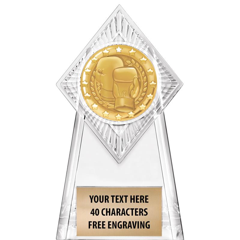 6" PARAGON CLEAR INSERT TROPHY