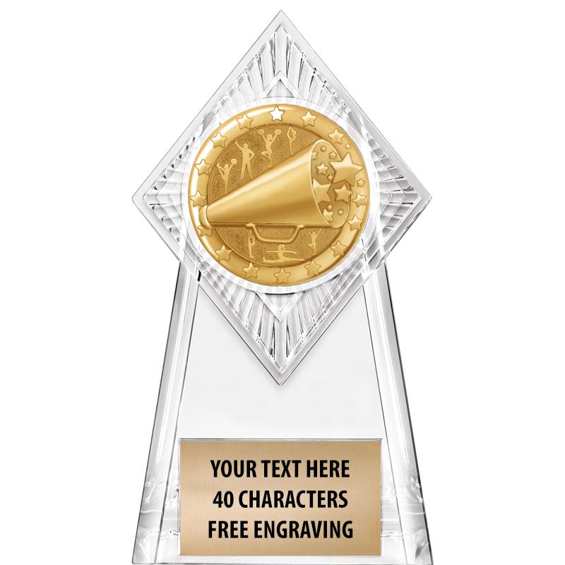 6" PARAGON CLEAR INSERT TROPHY