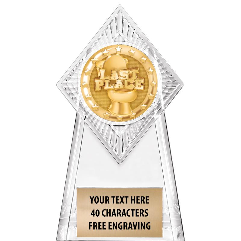 6" PARAGON CLEAR INSERT TROPHY