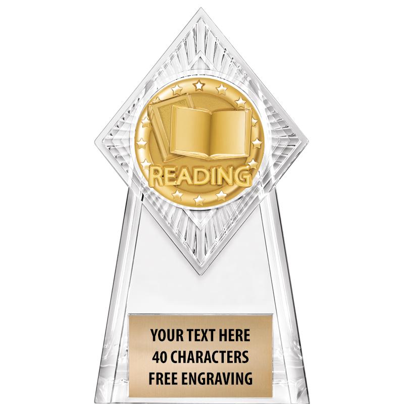 6" PARAGON CLEAR INSERT TROPHY