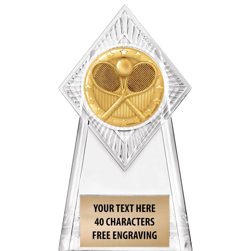 6" PARAGON CLEAR INSERT TROPHY