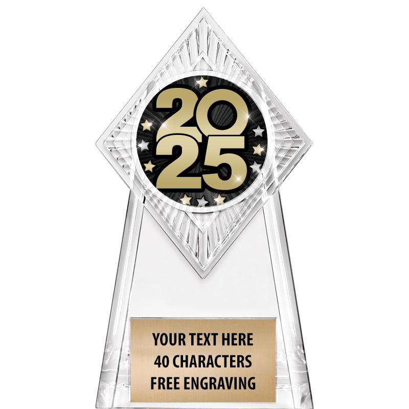 6" PARAGON CLEAR INSERT TROPHY