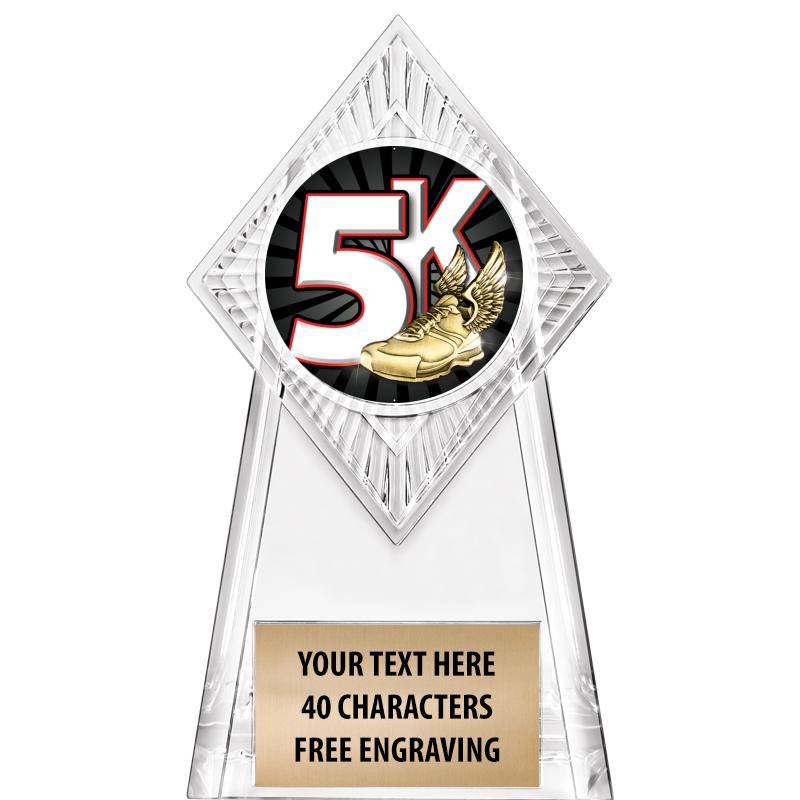 6" PARAGON CLEAR INSERT TROPHY