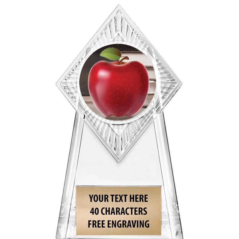 6" PARAGON CLEAR INSERT TROPHY
