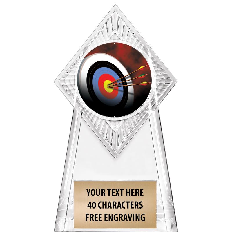 6" PARAGON CLEAR INSERT TROPHY